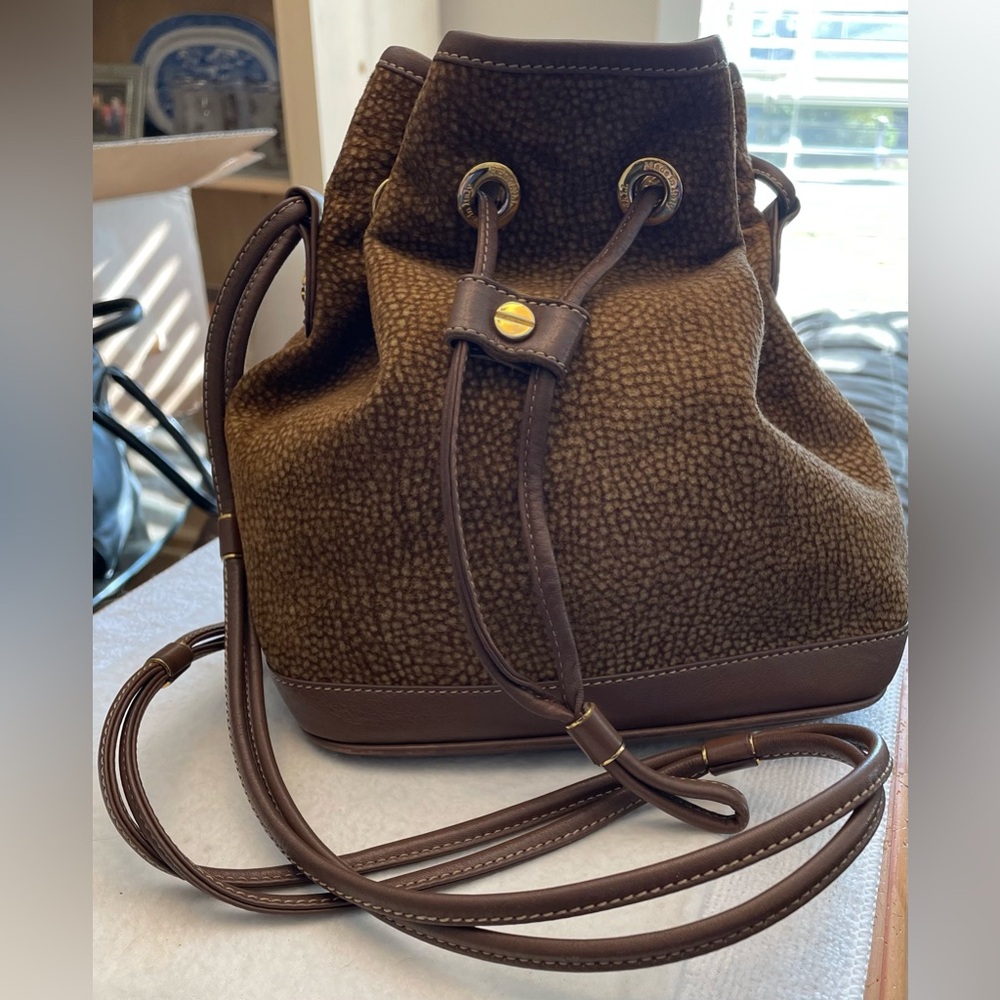 Borbonese Authentic Vintage Bucket Bag